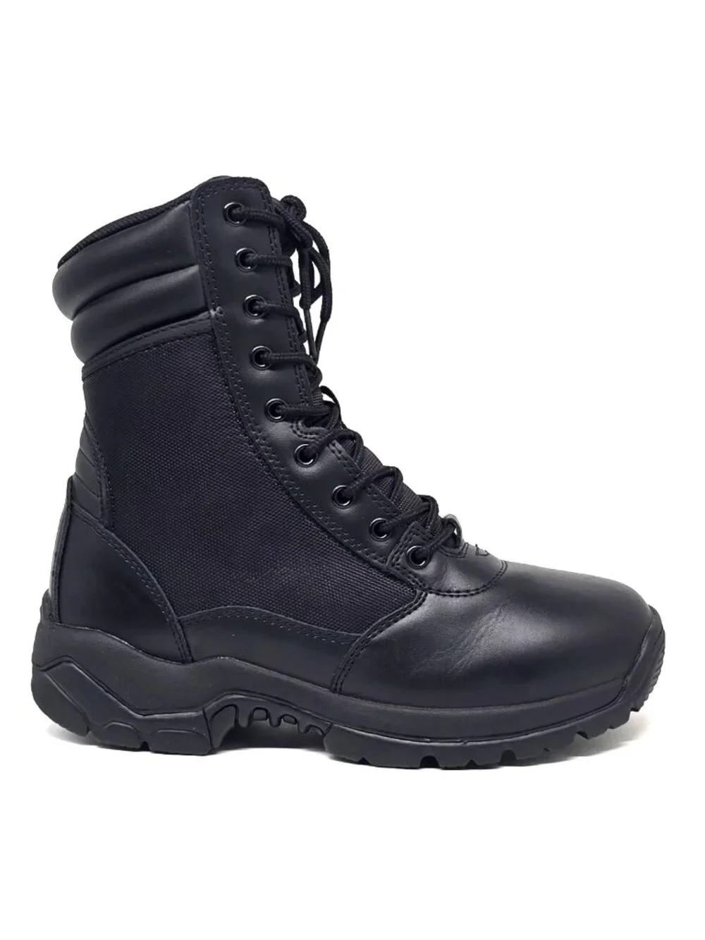 LA Police Gear LAPG Core Combat Boot Black Zipper Tactical Boots Men’s Size 7R